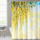 Watercolor Dripping Dot Shower Curtain