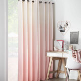 Gradient Blackout Velvet Curtain Drapery (1 Panel)