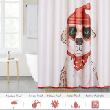 Cool Dog Pattern, Simple Modern Fashion Shower Curtain, 1 PC