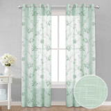 Flower Wisteria Sheer Curtain (1 Panel)