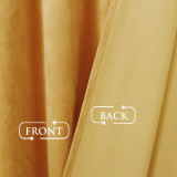Solid Blackout Velvet Curtain Drapery - 1 Panel
