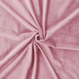 Pink|Solid Blackout Velvet Curtain Drapery (1 Panel)