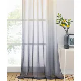 Rainbow Pattern Printed Sheer Curtain - 1 Panel