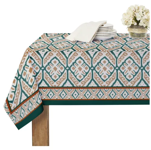 Boho Style Pattern Print Waterproof Tablecloth for Parties