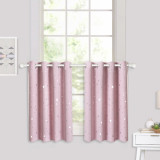 Window Curtain Tier Curtain with Twinkle Star (1 Panel)