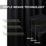 2 Layers Mix & Match Elegance Gauze & Blackout Curtain Panel with Free Rope