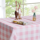 Waterproof Simple Checked Plaid Tablecloth