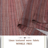 Bohemia Striped Linen Textured Sheer Curtain (1 Panel)