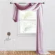Scarf Curtain Sheer Voile Scarf Window Valance