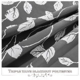 Custom Palm Leaves Room Darkening Branch pattern Curtains by RYBHOME ( 1 Panel )