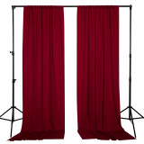 Custom Backdrop Curtains for Parties Partition Room Dividers Curtains Waterproof Home Theater Studio Backgrounds Wedding Stage Stand Panels, 2 Panels