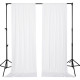 Custom Backdrop Curtains for Parties Partition Room Dividers Curtains Waterproof Home Theater Studio Backgrounds Wedding Stage Stand Panels, 2 Panels
