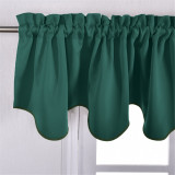 Custom Wave Window Curtain Valance with Pick-Up Accents by RYBHOME (1 Panel)