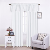 Custom Wave Window Curtain Valance with Pick-Up Accents by RYBHOME (1 Panel)