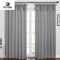 RYB HOME Linen Cotton All Style Solid Blackout Curtain Thermal Insulated Energy Saving Privacy Drapes for Living Room Customized Services by RYBHOME ( 1 Panel )