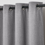 RYB HOME Linen Cotton All Style Solid Blackout Curtain Thermal Insulated Energy Saving Privacy Drapes for Living Room Customized Services by RYBHOME ( 1 Panel )