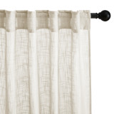 Custom 100% Blackout 2 Layers Thermal Insulated Sheer Curtains Window Drapes For Bedroom & Living Room