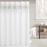 Sequin Shower Curtains Waterproof Machine Washable Hotel Spa Outdoor Shower Bathtubs Toilet by RYB HOME (1 Panel)