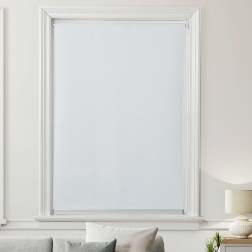 Custom 100% Blackout Window Roller Shades Blind Thermal Insulated UV Protection Window Shades for Bedrooms Living Room Bathroom Office, Easy to Install
