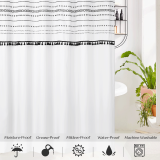 Custom Bohemia Shower Curtain for Bathroom Waterproof with Hooks