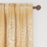 Custom Yellow Flowers Blackout Curtain Thermal Insulated Drapes ( 1 Panel )