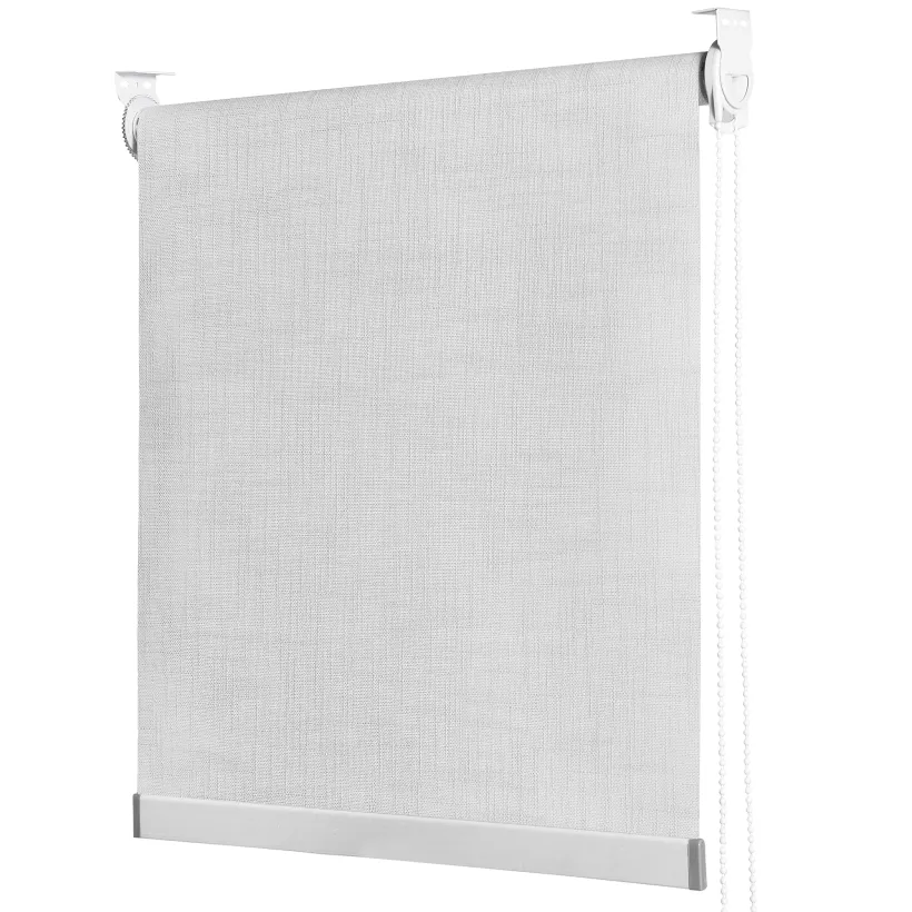 Custom Linen Fabric Blackout Roller Shads