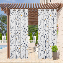 Custom Patio Outdoor Curtains Waterproof Blackout Curtains for Patio ( 1 Panel )