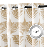 Custom Blackout Curtain Bird Thermal Insulated Drapes ( 1 Panel )