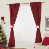 Christmas Curtain Tiebacks Christmas Santa Claus Curtain Buckle Holdbacks,1 PCS