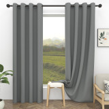Custom Texture 100% Blackout Curtain Thermal Insulated Drapes ( 1 Panel )
