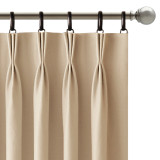 Custom Blackout Curtain Palm Leaf Thermal Insulated Drapes ( 1 Panel )