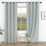 Custom Texture 100% Blackout Curtain Thermal Insulated Drapes ( 1 Panel )