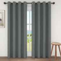 Custom Gray Rhombus Blackout Curtain Thermal Insulated Drapes ( 1 Panel )