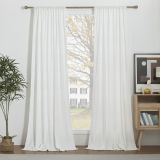 Custom White Sheer with Dots, Design Home Decoration Drapes for Living Room Customized Services ( 1 Panel )