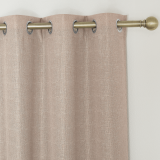 Custom 2 Layers 100% Blackout Texture Curtains Thermal Insulated Curtain  ( 1 Panel )