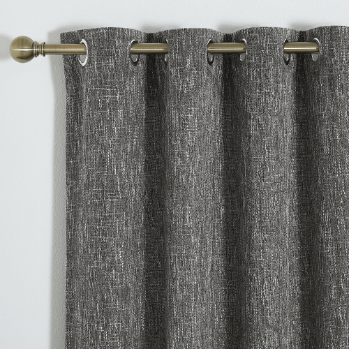 Custom Blackout Thick Texture Cotton Curtain Thermal Insulated Drapes (1 Panel)