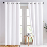 Custom All Style Solid Blackout Curtain Thermal Insulated Energy Saving Privacy Drapes for Living Room Customized Services ( 1 Panel )