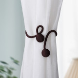 1 Per Kgorge Simple and Modern Murtain Straps Creative Curtain Buckles Clips Free-perforated Curtains Tiebacks Holder Clips Bedroom Curtain Straps