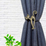 1 Per of Cat Magnetic Curtain Straps Transparent Curtains Buckles Clips Curtains Buckles Holder Clips Curtain Fastening Foops Curtain Binders