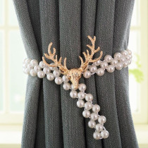 1 Pcs Reindeer Head Curtain Tieback