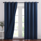 Soundproof Thermal Insulated Curtains 3 Layers Soundproof Thermal Insulated Curtains 100% Blackout Drape Made to Order ( 1 Panel )