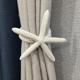 1 Pcs Natural Starfish Curtain Decoration Strap