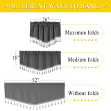 Half Velvet Window Tier Curtain with Tassel Tailored Scalloped Valance / Swag ( 1 Panel )