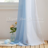 Custom Rainbow Scarf Curtain Sheer Voile Scarf Window Valance-Wedding Decoration ( 1 Panel )