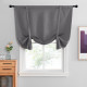 Roman Shades Valance Tie Up Balloon Curtain Blind with Lock by RYBHOME （ 1 Panel ）