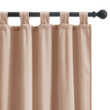 Custom Velvet Curtains All Size Living Room Blackout Curtains Heavy Duty Panels for Bedroom / Guest Room by RYBHOME ( 1 Panel )