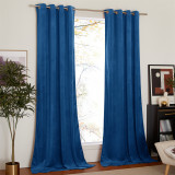 Custom Velvet Curtains All Size Living Room Blackout Curtains Heavy Duty Panels for Bedroom / Guest Room by RYBHOME ( 1 Panel )