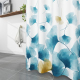 Custom Colorful Ginkgo Biloba Shower Curtain for Bathroom