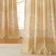 Custom Two-Color Pastoral Sheer Linen Curtain for Window Semi Sheer Vertical Drape Privacy with Light Filter by ( 1 Panel )