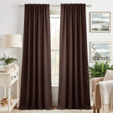 Solid Blackout Thermal Insulated Custom Curtain (1 Panel)